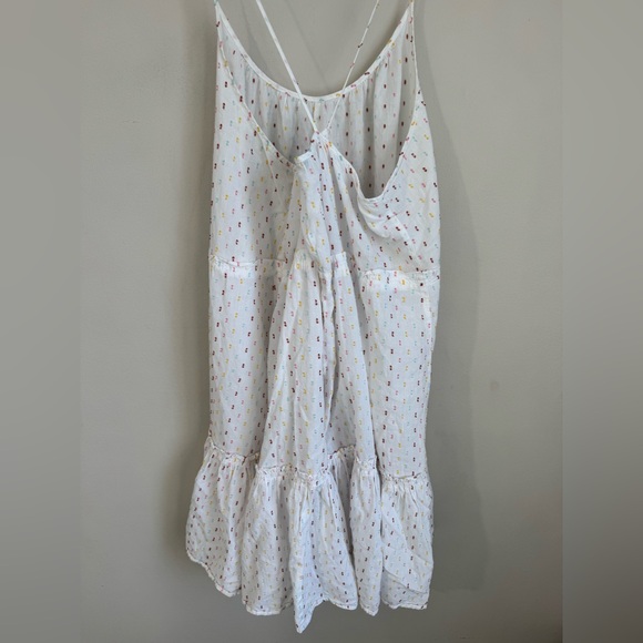 Madewell Tiered Cover-Up Dress in Rainbow Clipdot - Picture 10 of 11